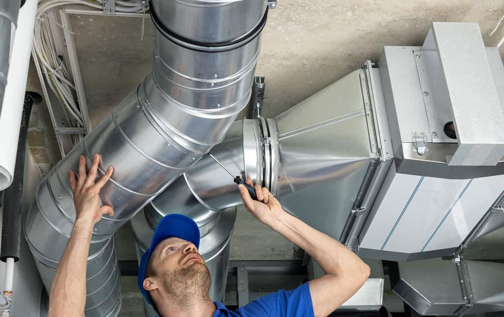 Commercial air duct cleaning service