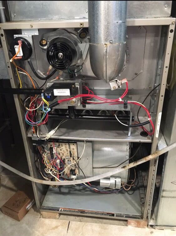 HVAC system after professional cleaning